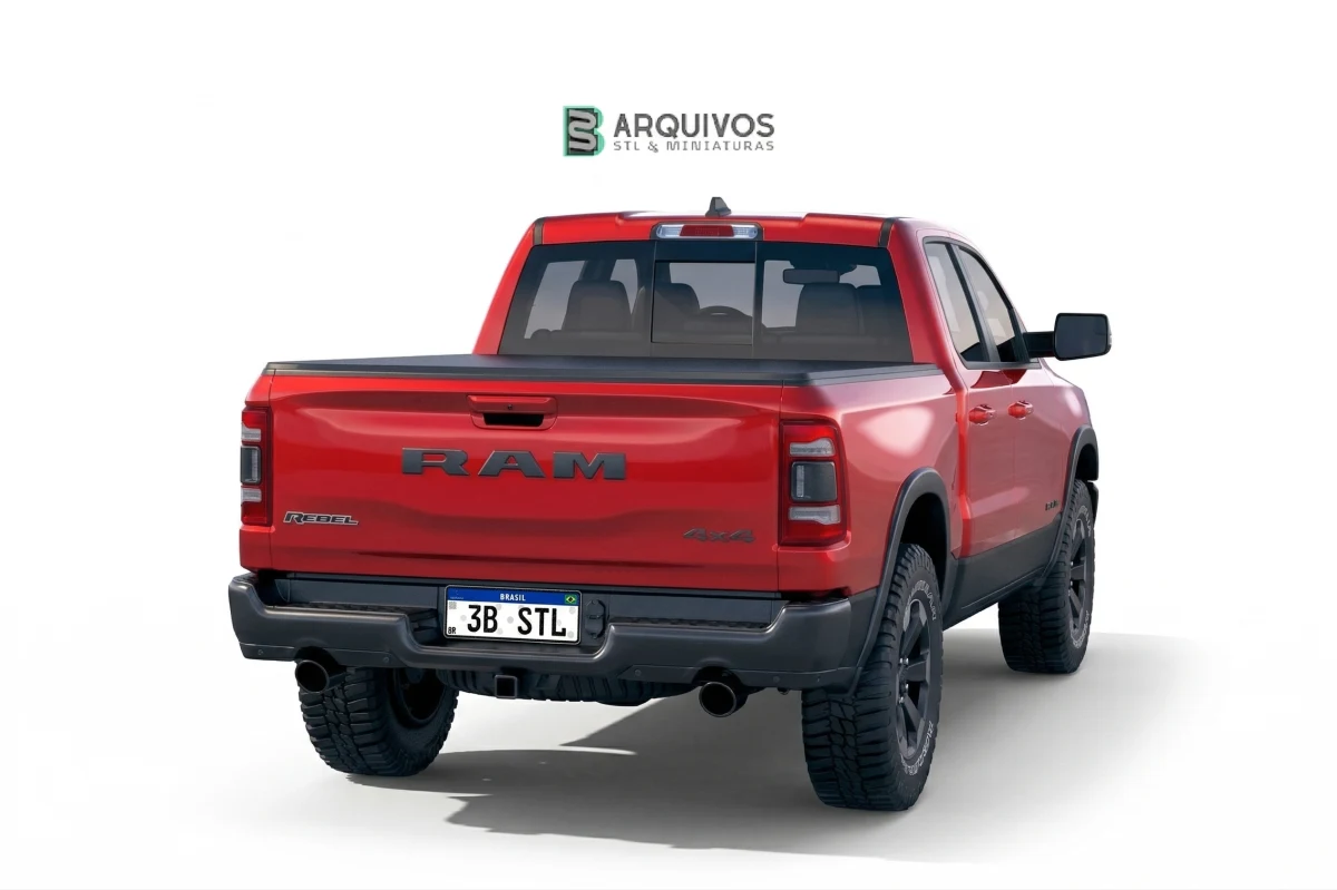 Modelo 3D STL - Dodge RAM 1500 Rebel 2019 — foto 5